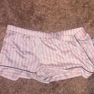 Victoria's Secret Pink and White Athletic Shorts